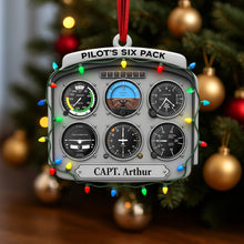 Load image into Gallery viewer, &quot;What Part Of Don&#39;t You Understand?&quot; - Personalized Flight Instruments Ornament - Gift for Pilots and Aviation Enthusiasts Ornament MagicInPrints
