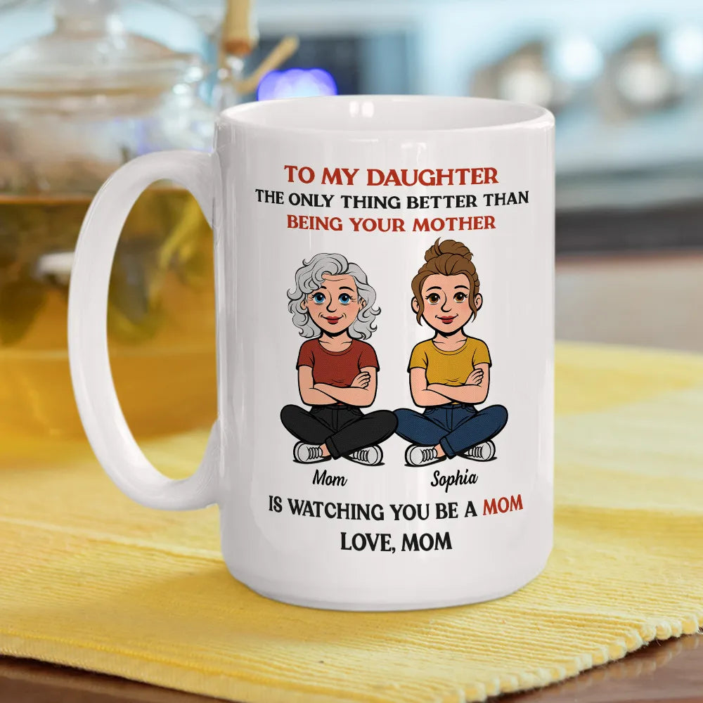 Personalized Mother's Day Mug for Daughter - Heartfelt Gift from Mom Cup MagicInPrints
