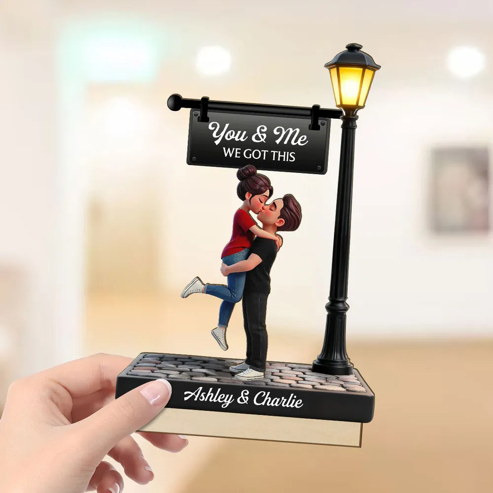 Personalized Couple Figurine Romantic Gift - Anniversary Keepsake Plaque MagicInPrints