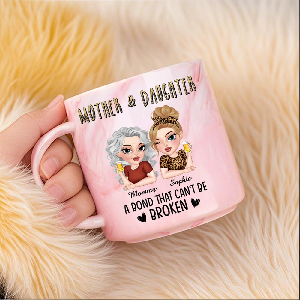 Personalized Mother & Daughter Mug - Unbreakable Bond Gift for Mom Cup MagicInPrints