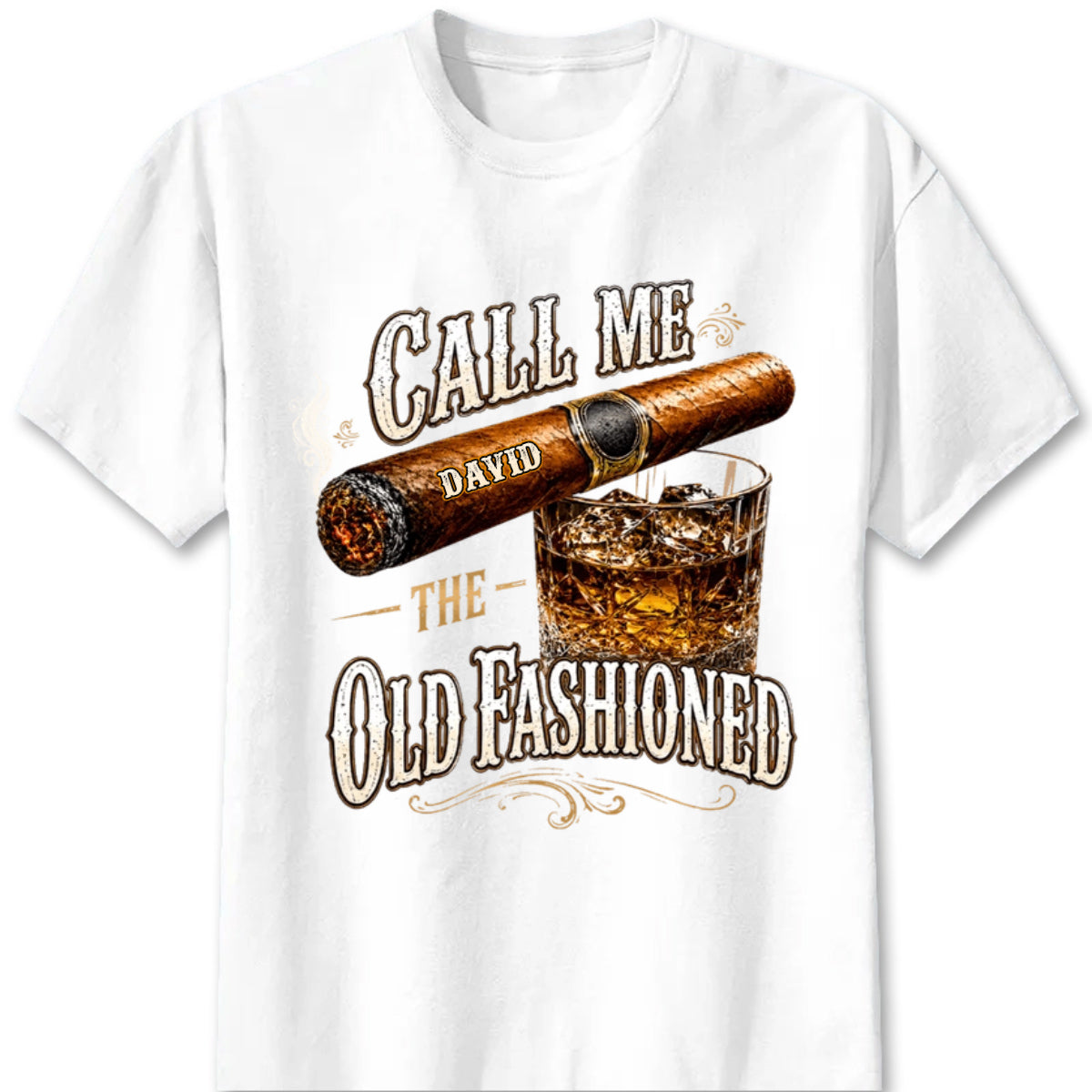 Personalized Whiskey Humor Classic Tee Gift for Dad