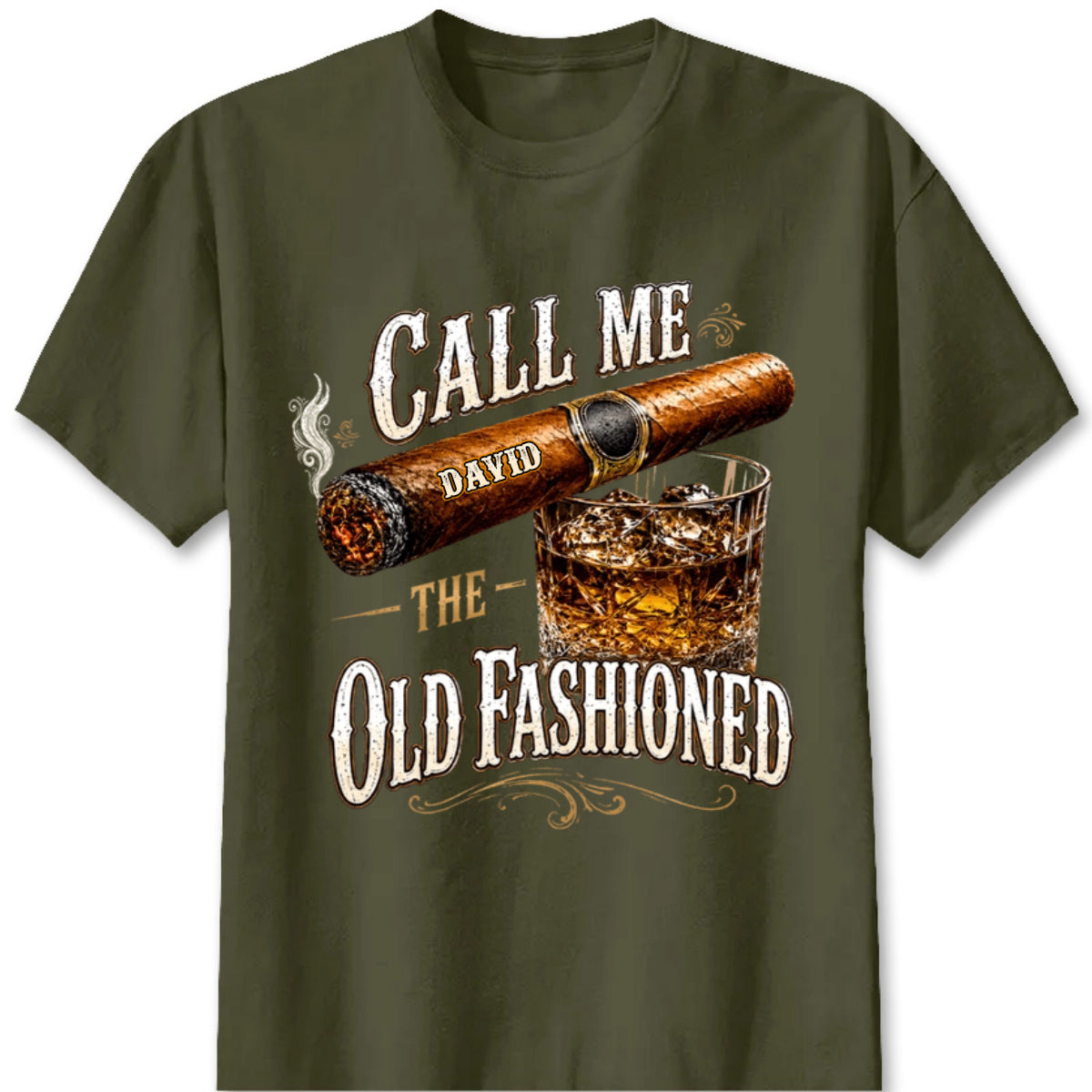 Personalized Whiskey Humor Classic Tee Gift for Dad