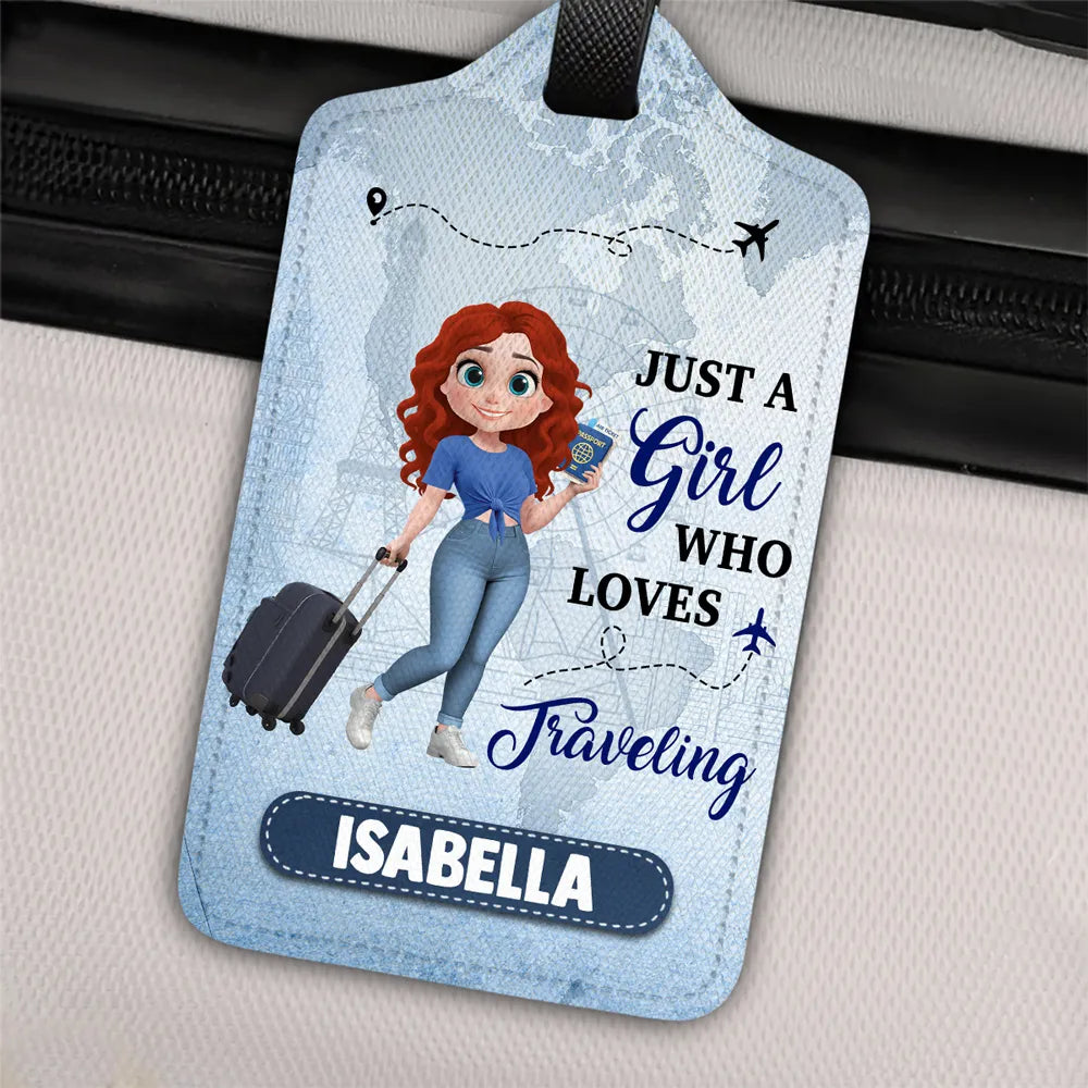 Personalized Luggage Tag for Women - Travel Lover Gift Travel Gear MagicInPrints