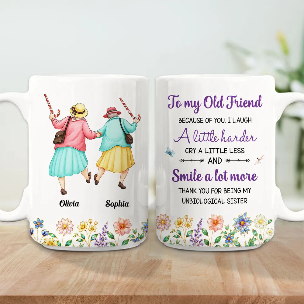 Personalized Friendship Mug for Sisters - Sentimental Gift for Best Friend Cup MagicInPrints