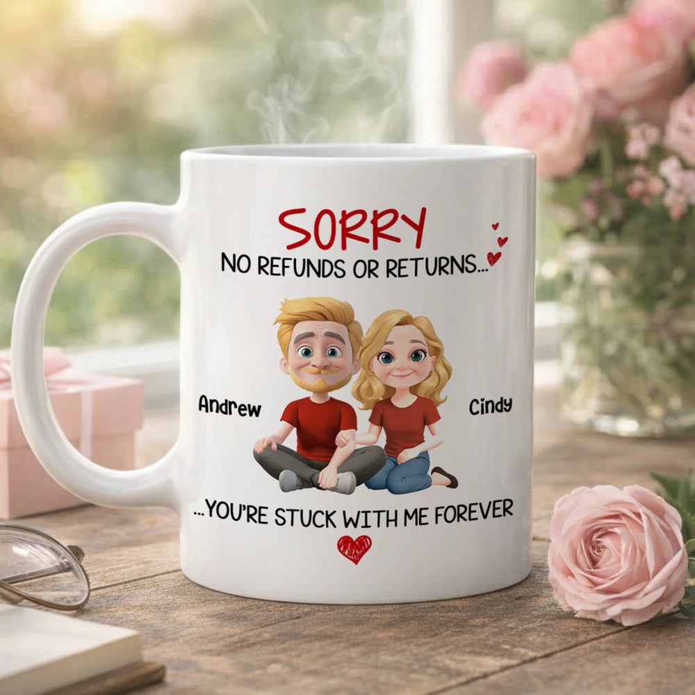 Personalized Couple Mug for Partners - Funny Romantic Gift Cup MagicInPrints
