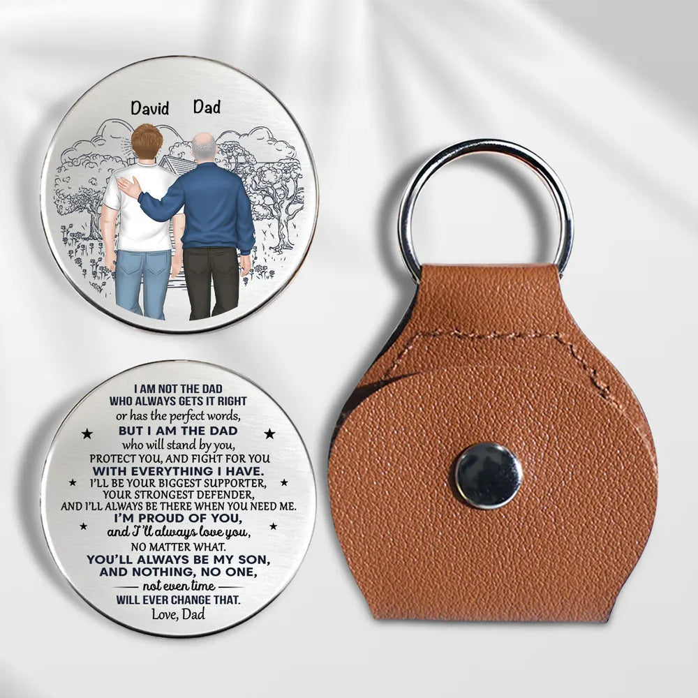 Personalized Dad and Son Keychain - Sentimental Gift for Father's Day Keychain MagicInPrints