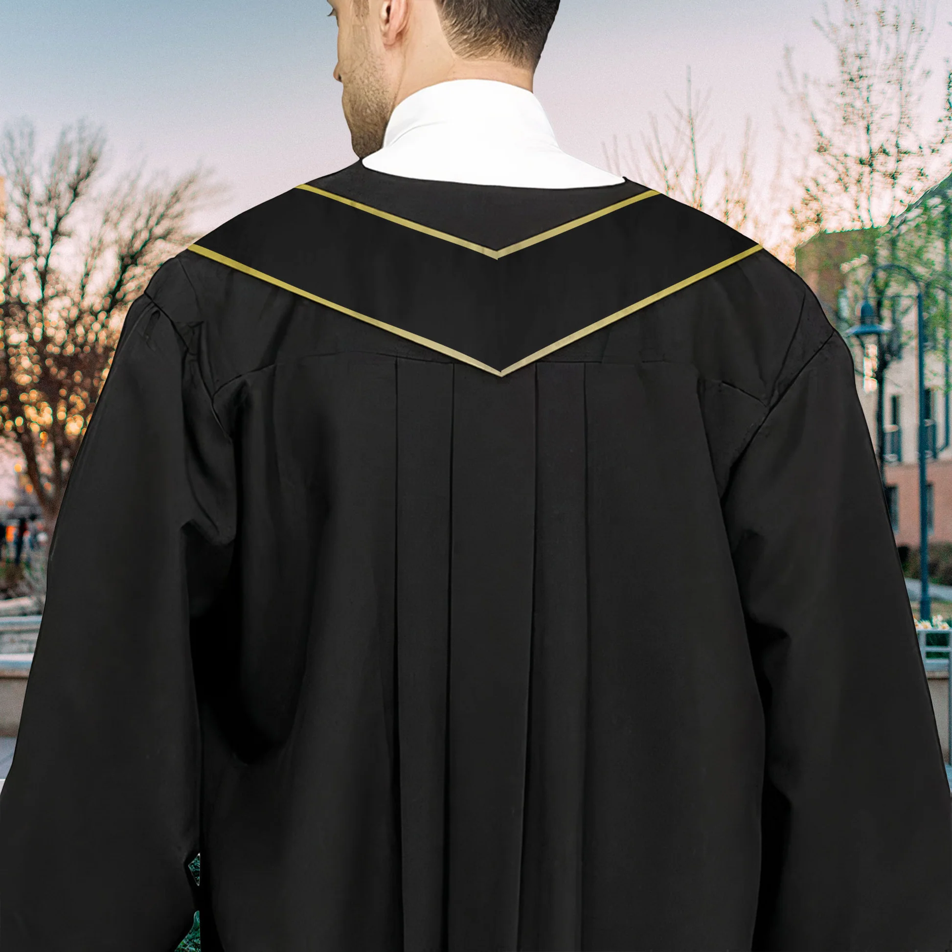 Custom Graduation Stole for Women with Inspirational Quote and Photos - High School Ceremony Cloth MagicInPrints