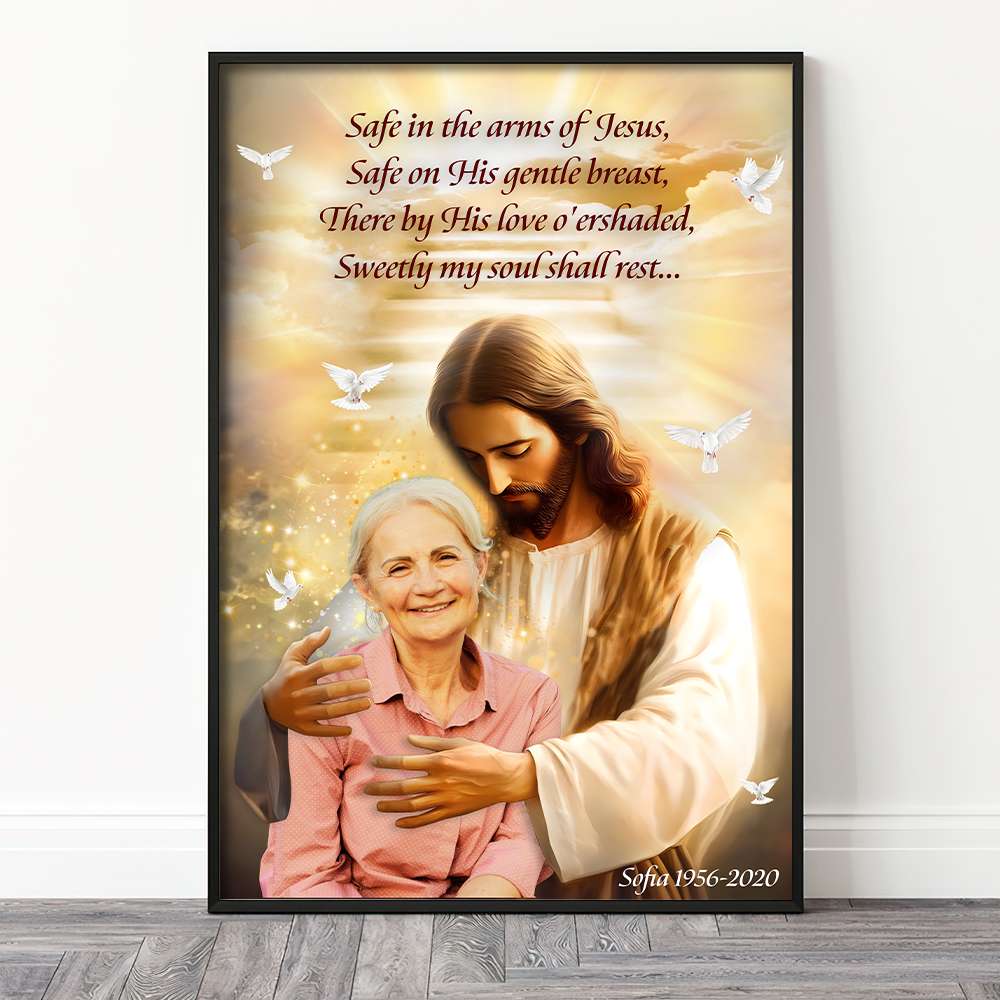 Personalized Jesus Canvas Print - Custom Photo Gift Poster & Canvas PopCulturePrints