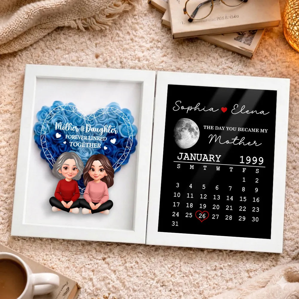 Personalized Mother-Daughter Keepsake Frame - Sentimental Gift for Mother's Day Plaque MagicInPrints