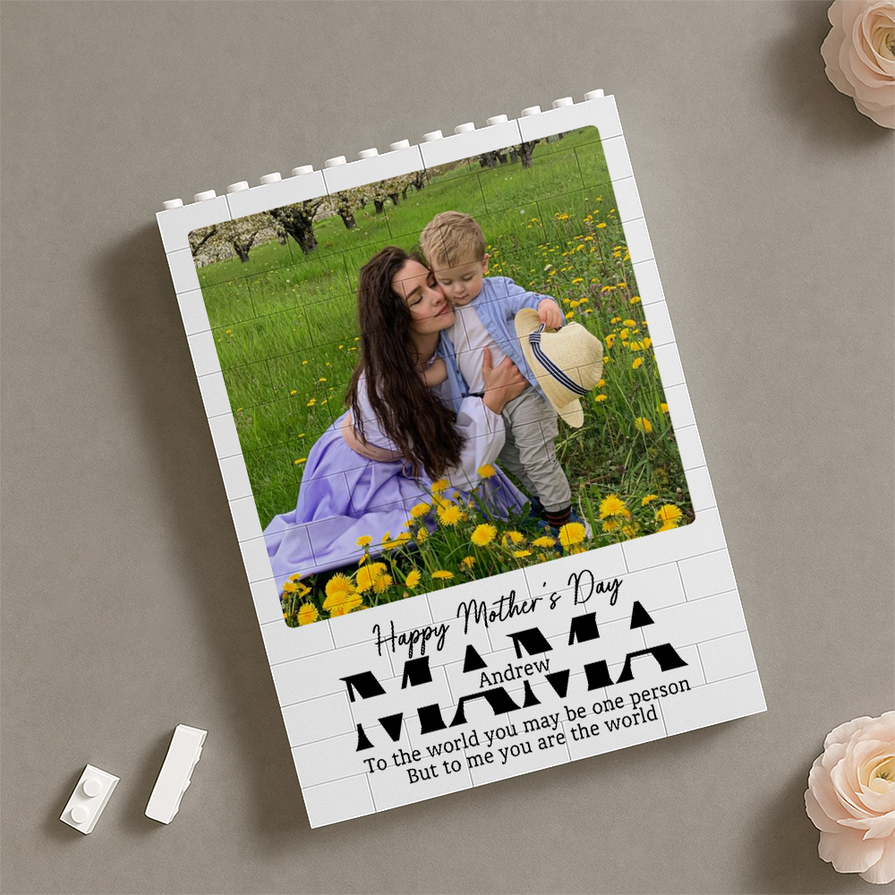 Personalized Photo Block for Mom - Sentimental Mother's Day Gift Plaque MagicInPrints