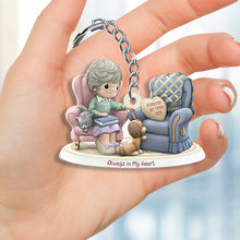 Load image into Gallery viewer, Personalized Forever Keychain for Couples Keychains PopCulturePrints
