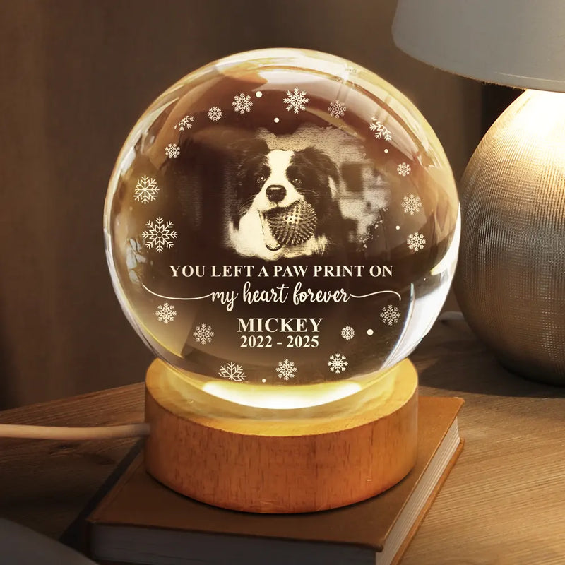 Custom Memorial Pet Photo LED Lamp for Pet Owners - Heartfelt Tribute Lamp MagicInPrints