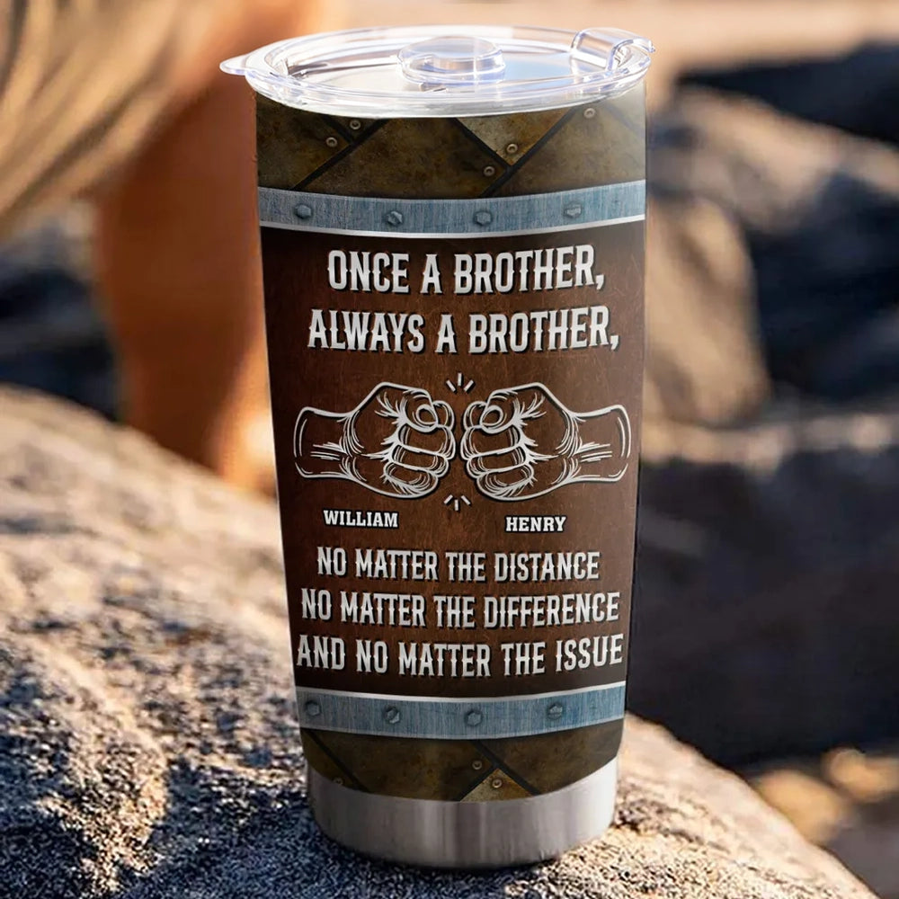 Personalized Brother Tumbler for Men - Sentimental Gift for Friendship Cup MagicInPrints