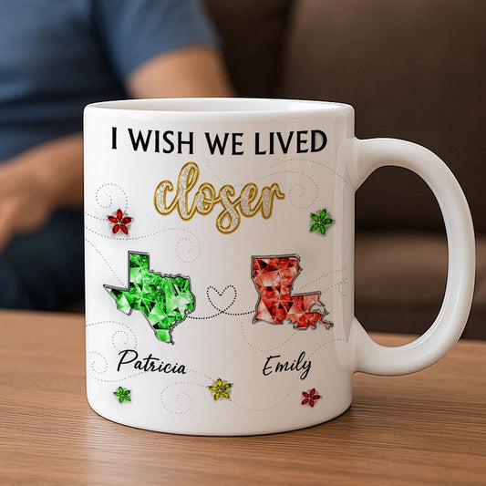 Personalized Long-Distance Friendship Mug for Friends - Thoughtful Gift Cup MagicInPrints