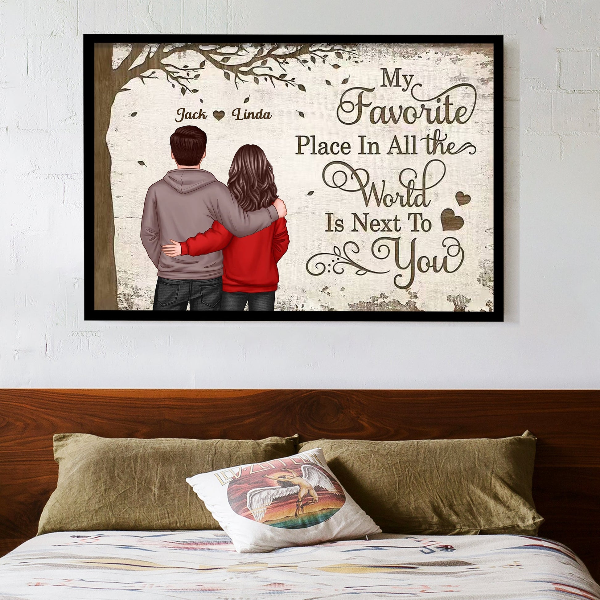 Personalized Music Plaque for Couples - Romantic Gift for Christmas Fridge Magnet MagicInPrints