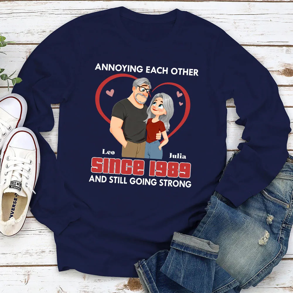 Personalized Anniversary T-Shirt for Couples - Funny Gift Since 1989 Cloth MagicInPrints