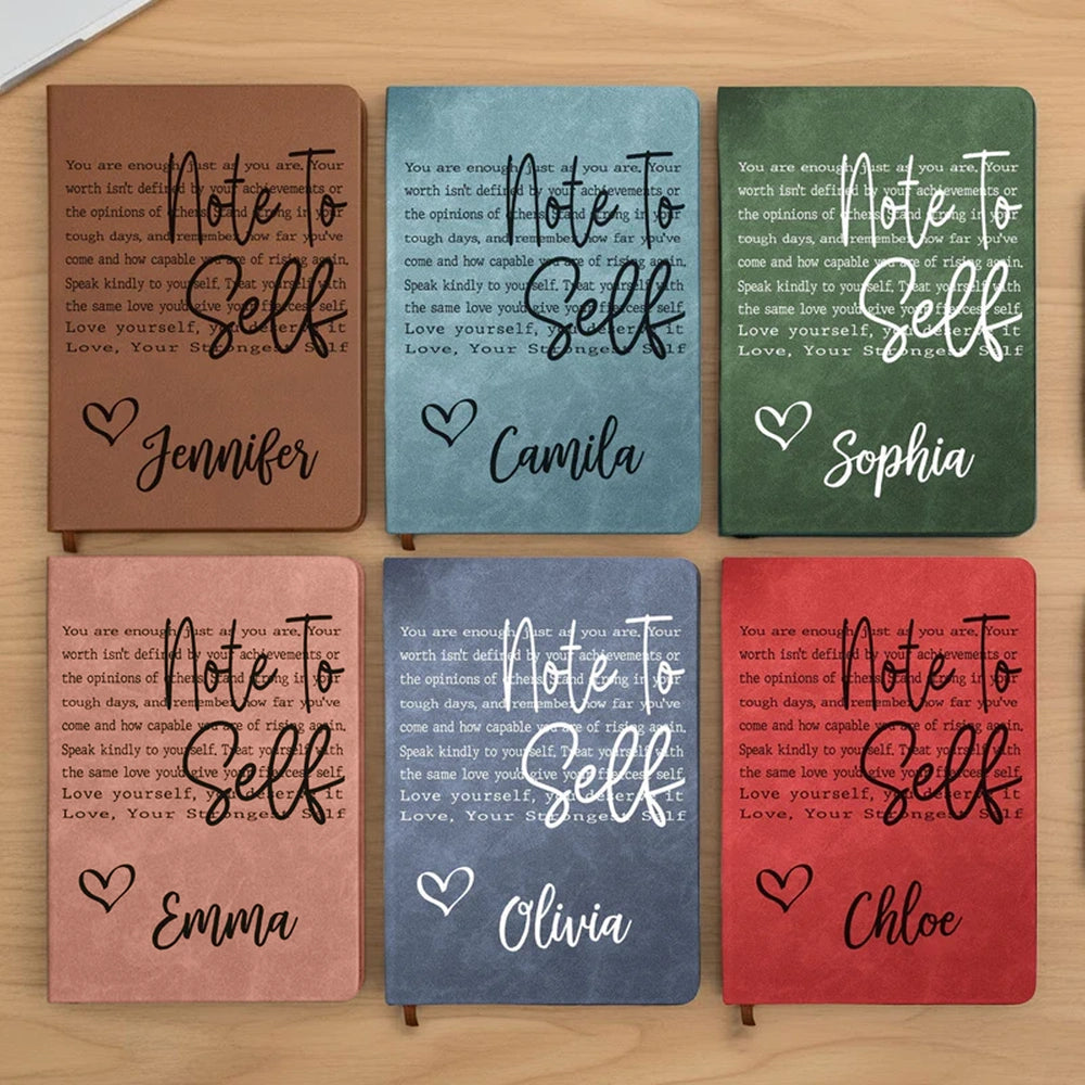 Personalized Leather Journal for Women with Inspirational Quote - Perfect Gift for Self-Reflection Stationery MagicInPrints
