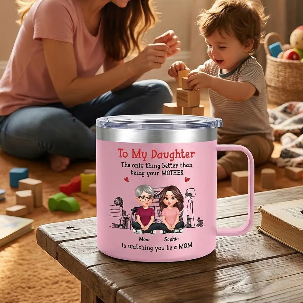 Personalized Mug for Daughter - Heartfelt Message from Mom - Sentimental Gift Cup MagicInPrints