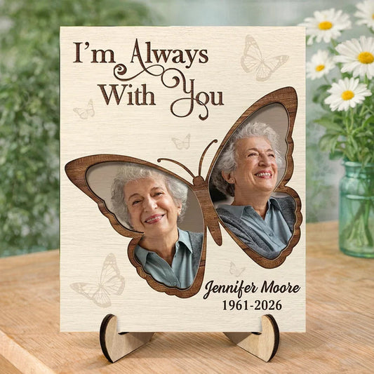 Personalized Memorial Photo Frame for Loved Ones - Sentimental Keepsake Plaque MagicInPrints