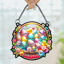 Load image into Gallery viewer, Personalized Easter Gift for Grandma - Custom Suncatcher Ornament Ornament PopCulturePrints
