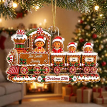 Load image into Gallery viewer, Personalized Gingerbread Family Ornament Unique Christmas Gift
