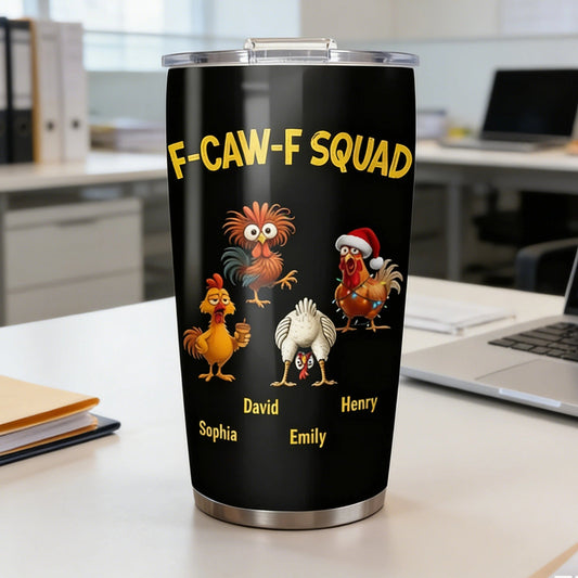 Personalized Funny Chicken Tumbler for Office Humor - Gift for Coworkers Cup MagicInPrints