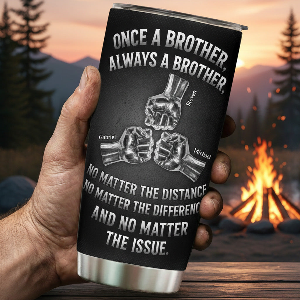 Personalized Brother Tumbler Gift for Sibling - Sentimental Keepsake Cup MagicInPrints