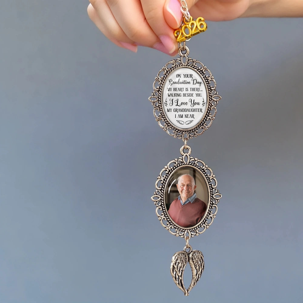 Personalized Graduation Photo Charm for Granddaughter - Sentimental Keepsake 2026 Jewelry MagicInPrints