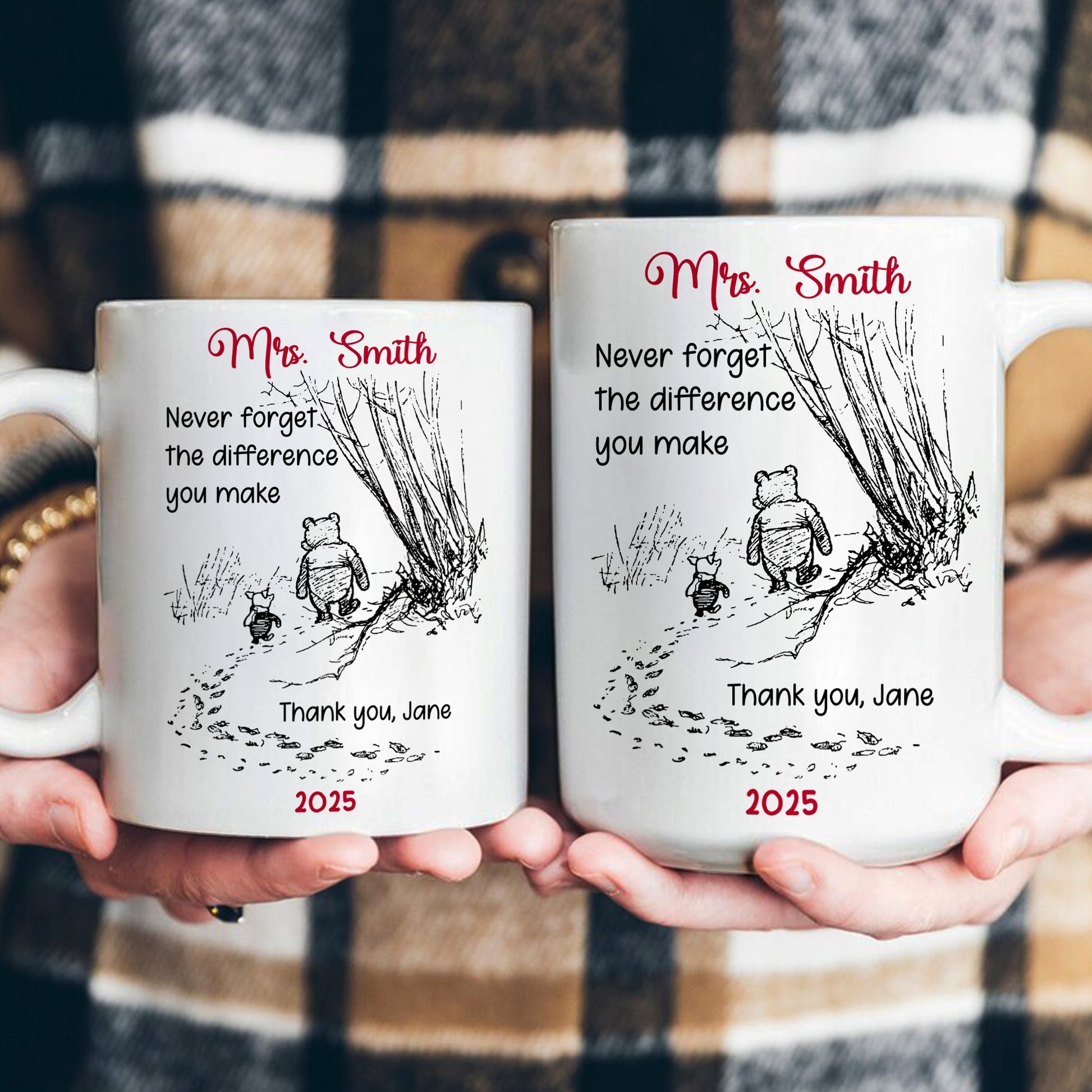 Personalized Teacher Appreciation Mug for Mrs. Smith - Sentimental Gift 2025 Cup MagicInPrints