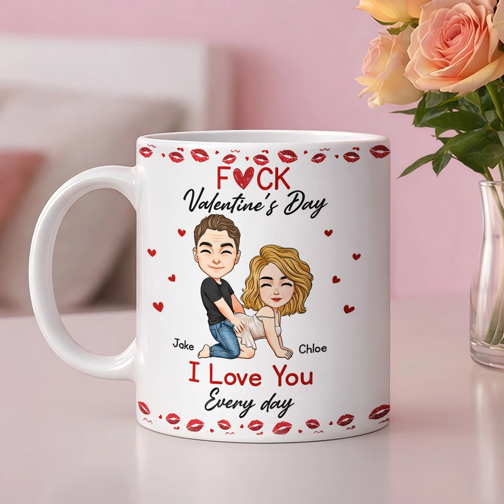 Personalized Romantic Couple Mug for Valentine's Day - I Love You Gift Cup MagicInPrints
