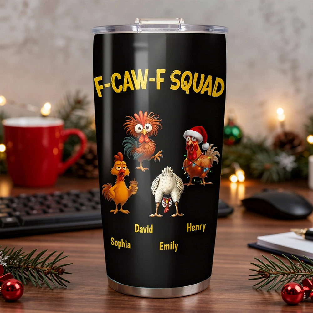 Personalized Funny Chicken Tumbler for Office Humor - Gift for Coworkers Cup MagicInPrints