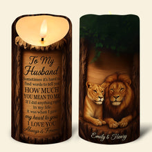 Load image into Gallery viewer, Illuminate Your Love: King &amp; Queen LED Candle - Personalized Gift for Couples Led Candle MagicInPrints
