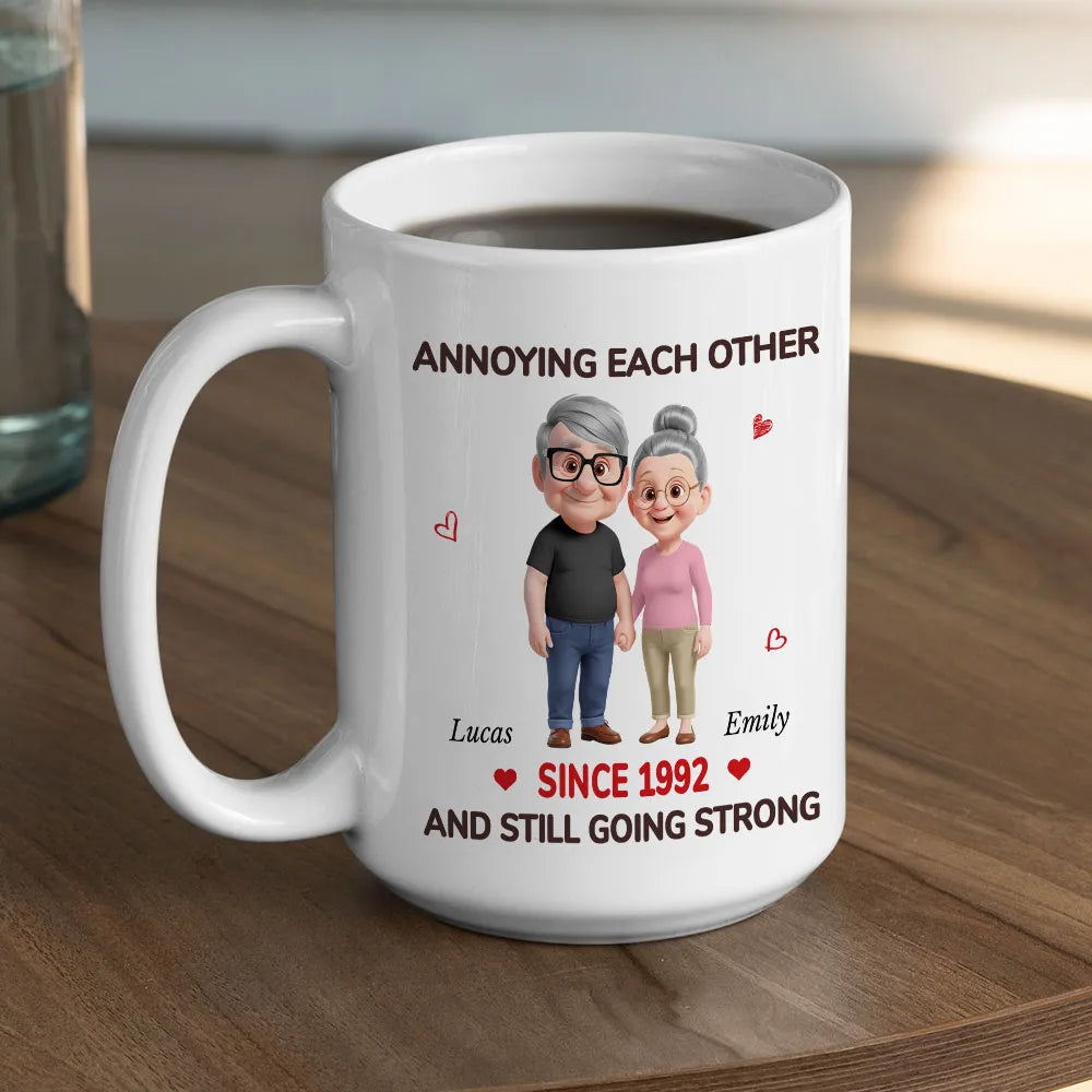 Personalized Anniversary Mug for Couples - Funny Gift Since 1990 Cup MagicInPrints
