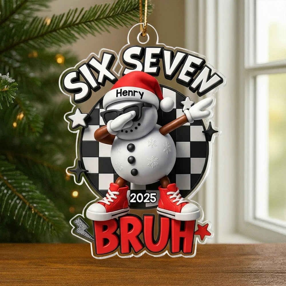 Personalized Snowman Christmas Ornament for Teens - Fun Holiday Decor Ornament MagicInPrints