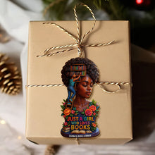 Load image into Gallery viewer, Just a Girl Who Loves Books - Personalized Book Lover Ornament Ornament PopCulturePrints
