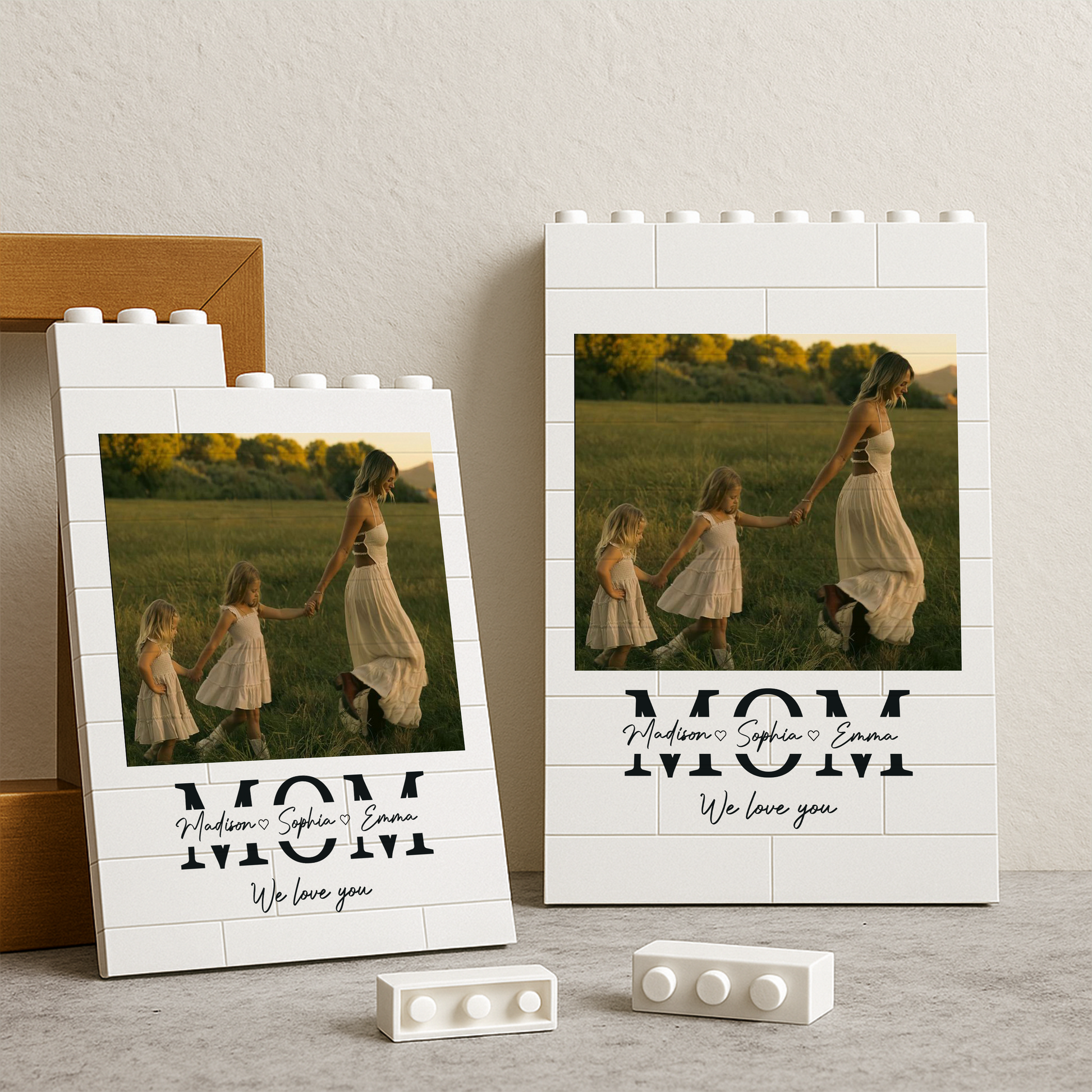 Personalized Photo Block for Mom - Custom Family Gift for Mother's Day Plaque MagicInPrints