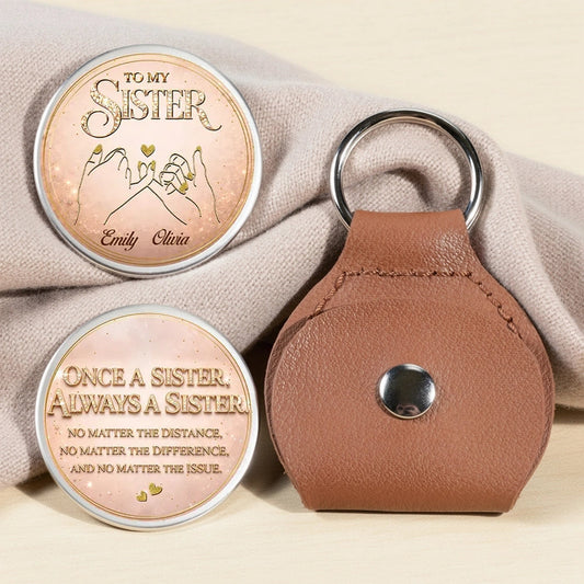 Personalized Sister Keychain Gift - Sentimental Keepsake for Sisters Keychain MagicInPrints