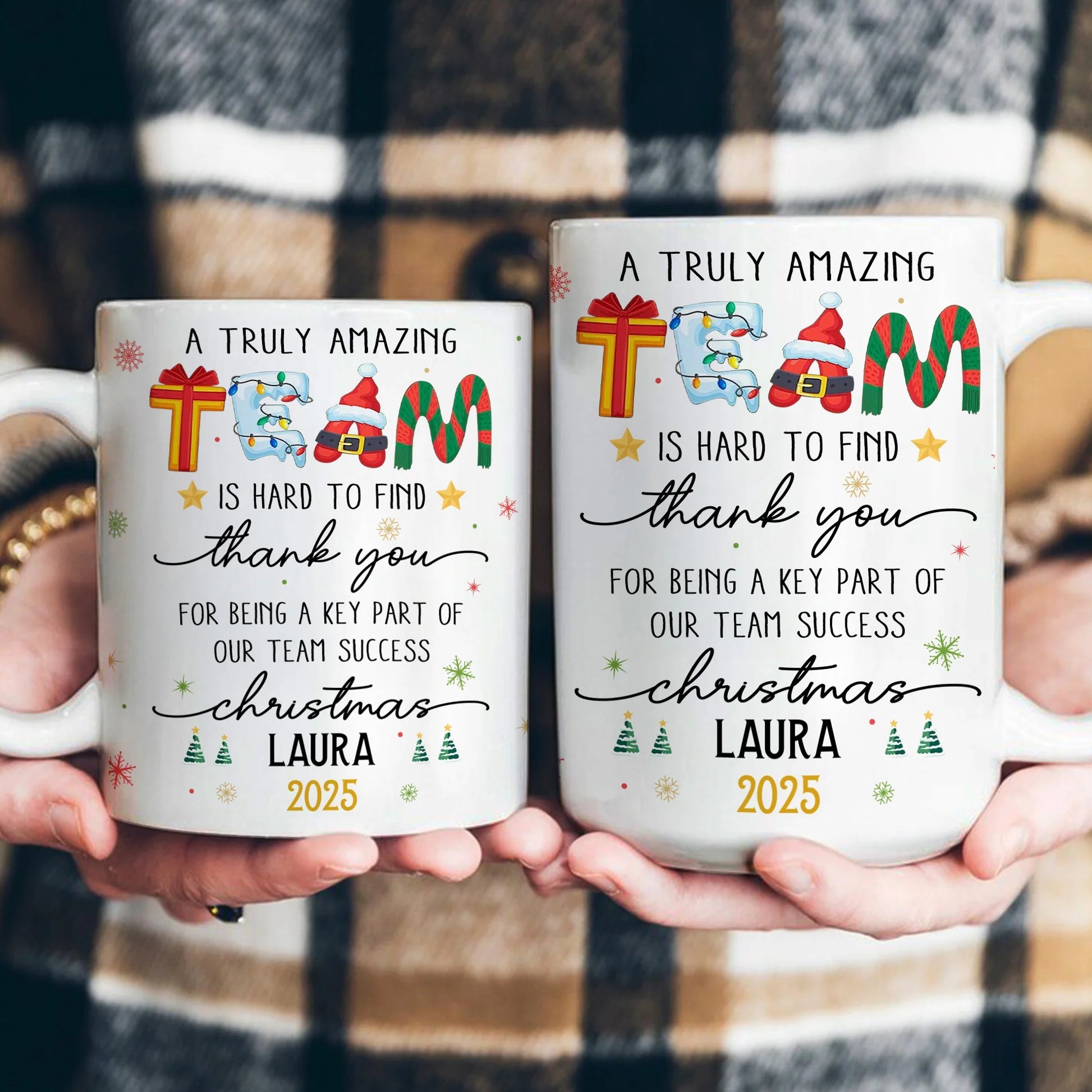 Personalized Christmas Team Mug for Colleagues - Appreciation Gift 2025 Cup MagicInPrints