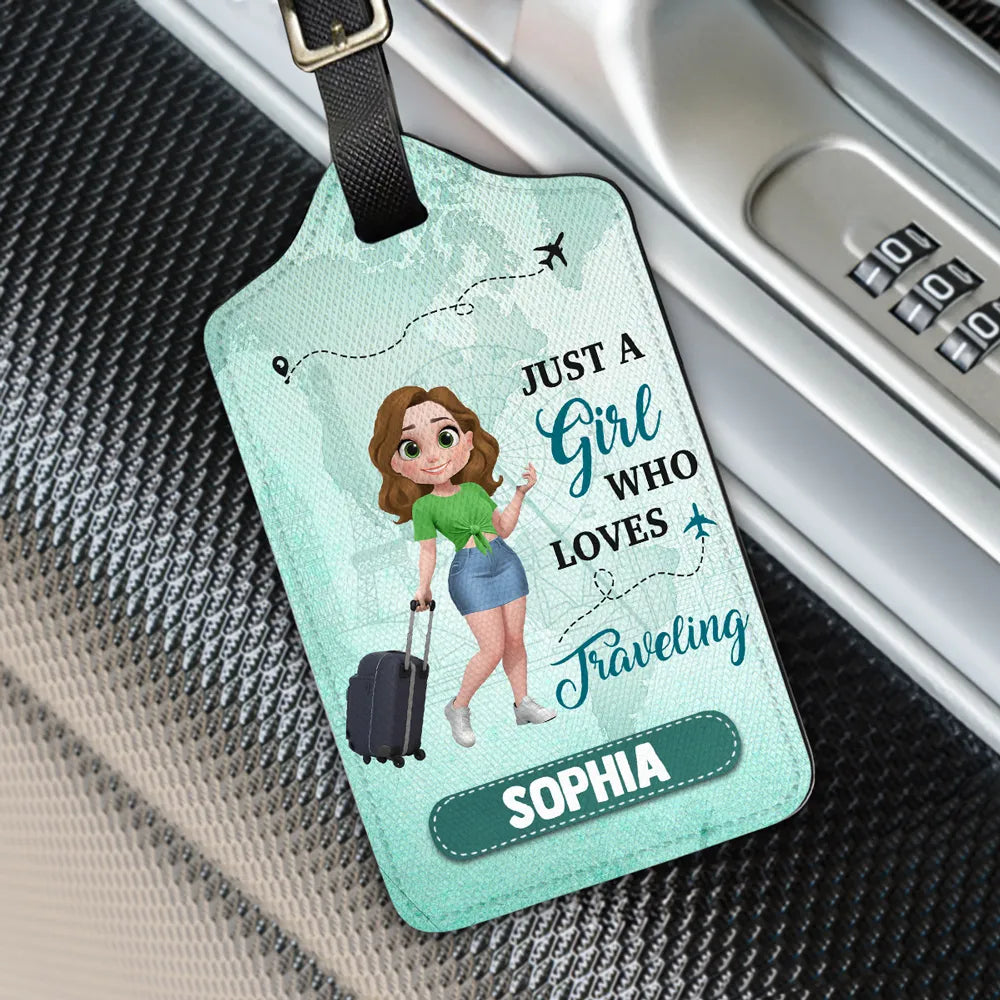 Personalized Luggage Tag for Women - Travel Lover Gift Travel Gear MagicInPrints