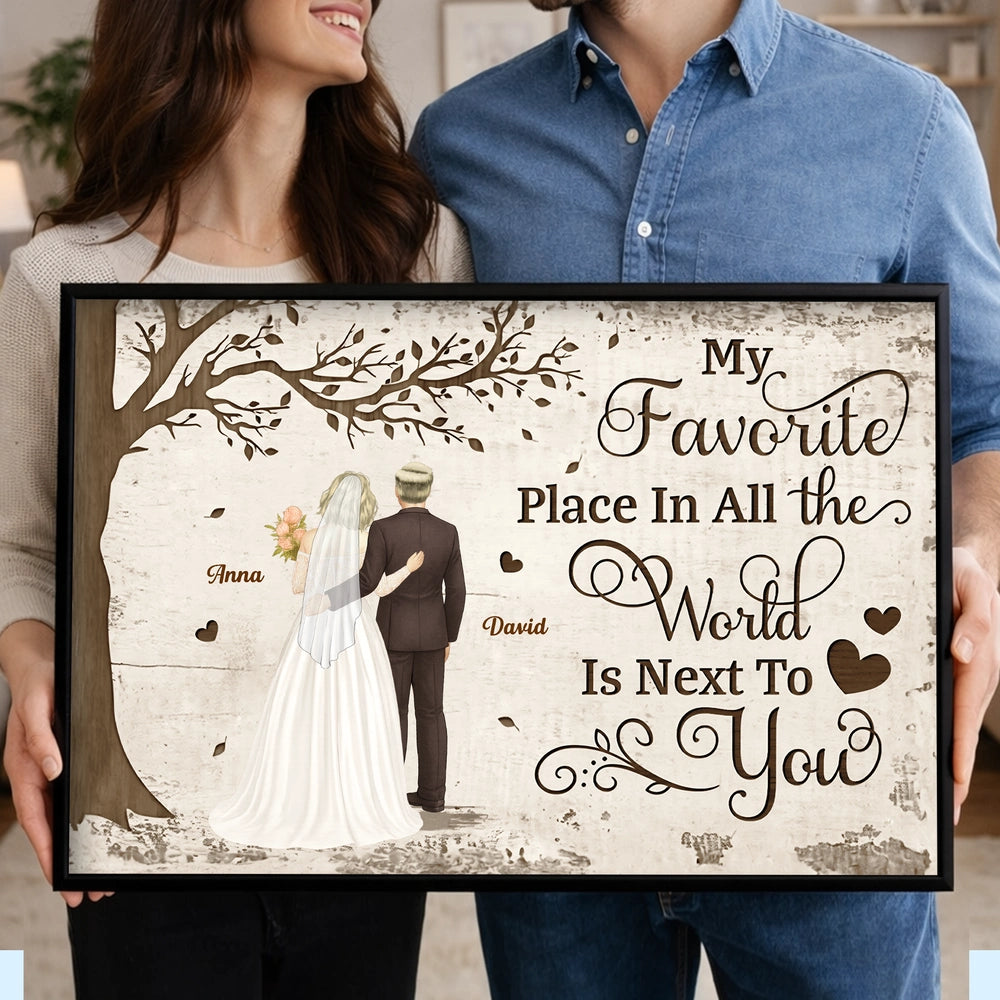 Personalized Wedding Canvas Art for Couples - Romantic Home Decor Poster or Canvas MagicInPrints