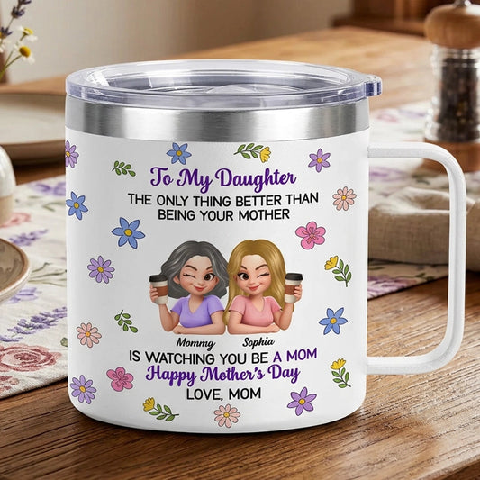 Personalized Mother's Day Mug for Daughter - Sentimental Gift with Custom Names Cup MagicInPrints
