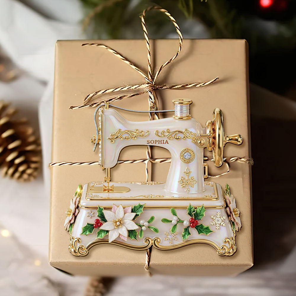 Sewing Machine Ornament - Personalized Gifts For Sewing Lovers Ornament MagicInPrints