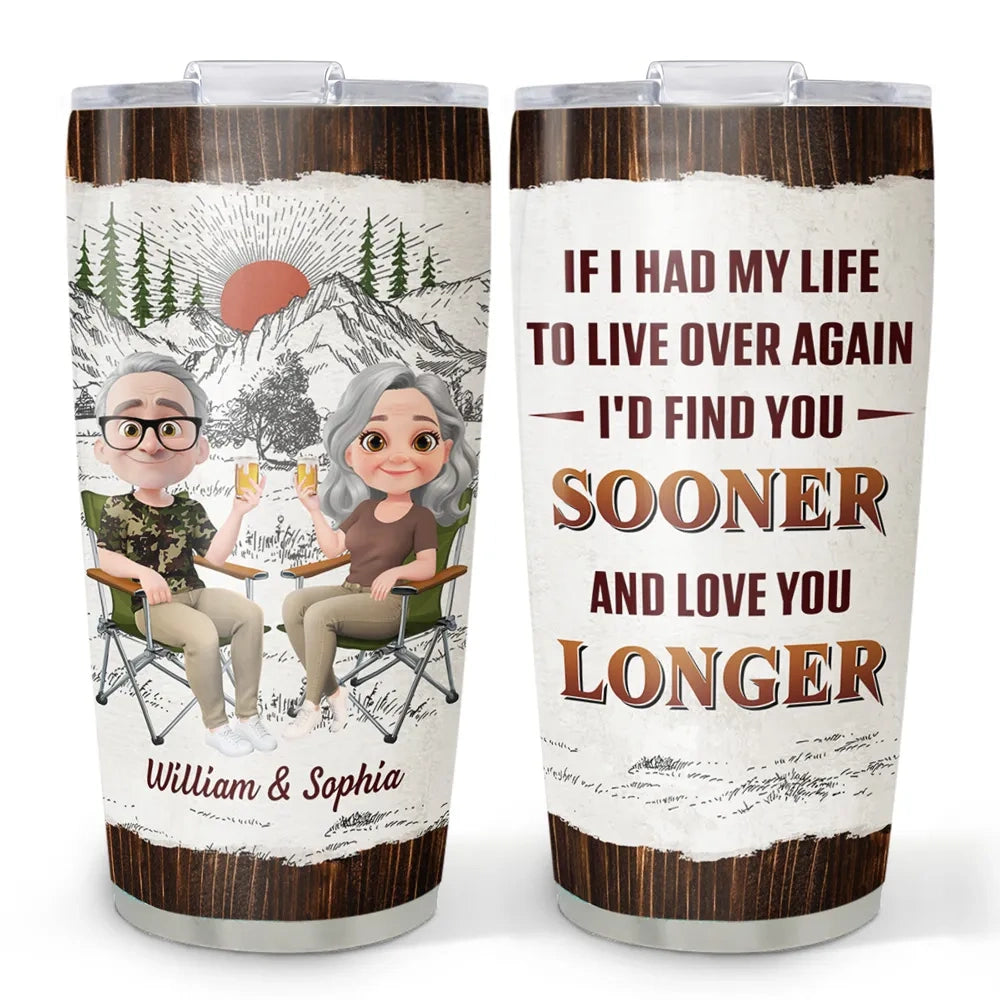 Personalized Couple Tumbler for Seniors - Sentimental Gift for Anniversaries Cup MagicInPrints
