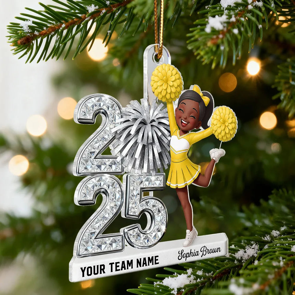 Personalized Cheerleader Ornament for Cheer Team - 2026 Graduation Gift Ornament MagicInPrints
