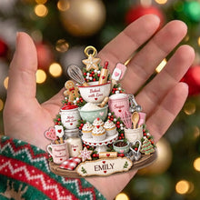 Load image into Gallery viewer, Personalized Wooden Ornament Baked with Love Gift for Home Cook

