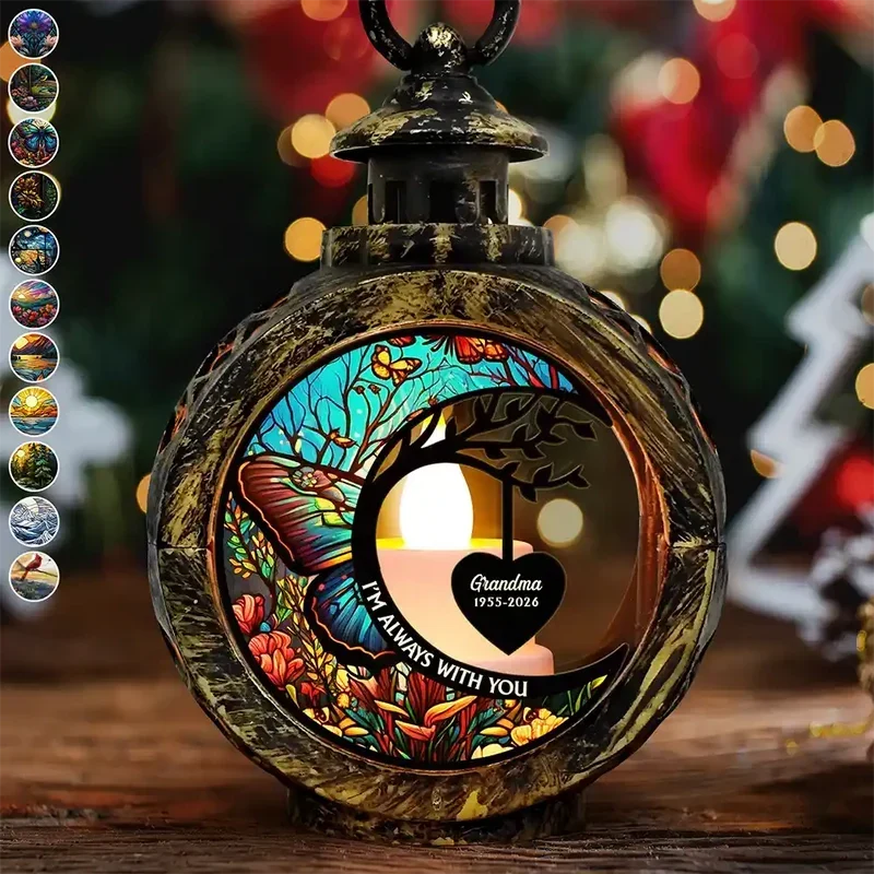 Personalized Lantern Ornament Creative Memory Gift for Family