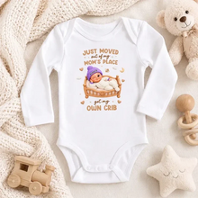 Load image into Gallery viewer, Personalized Baby Onesie with Winking Baby | Baby Shower Gift
