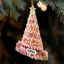 Load image into Gallery viewer, Personalized Ballet Shoe Acrylic Ornament Gift for Dancers
