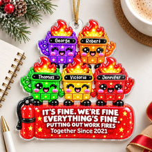 Load image into Gallery viewer, Personalized Acrylic Christmas Ornament Unique Coworker Gift
