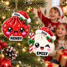 Load image into Gallery viewer, Personalized Dumpling Acrylic Ornament Creative Family Gift
